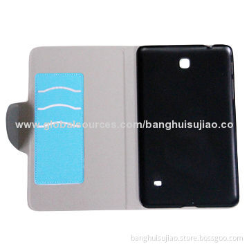 PU Leather Tablet PC Case for Samsung Galaxy Tab 4, OEM/ODM Welcomed